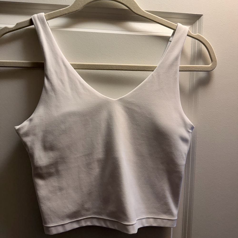 Athleta Transcend v-neck crop top